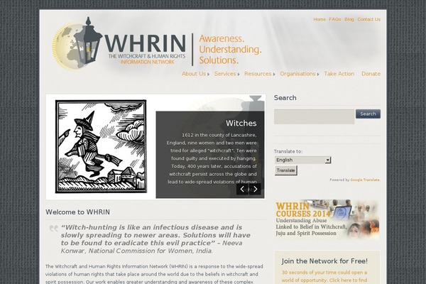 whrin.org site used Ecclesia