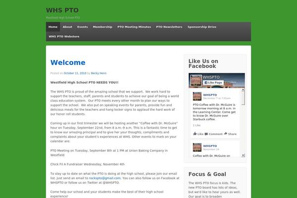 WordPress website example screenshot