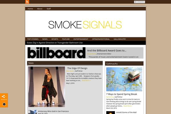 WordPress website example screenshot