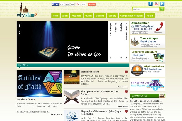 WordPress website example screenshot