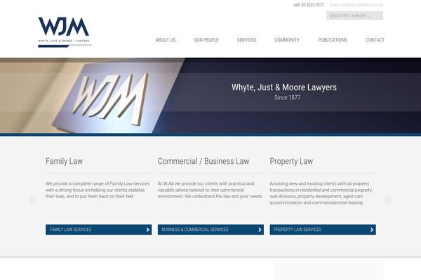 whytejustmoore.com.au site used Jumprock