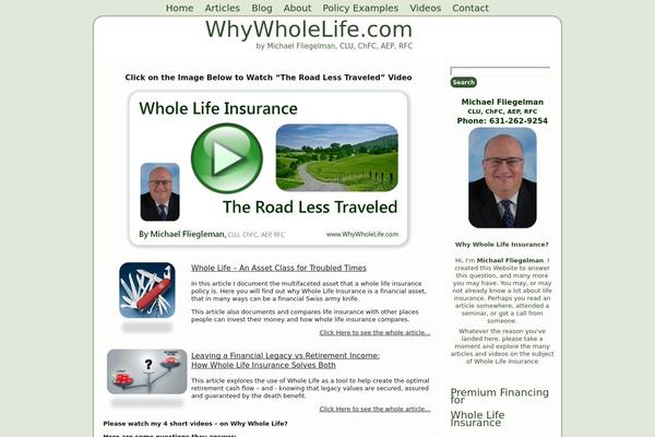 whywholelife.com site used Wwl_wordpress7_3