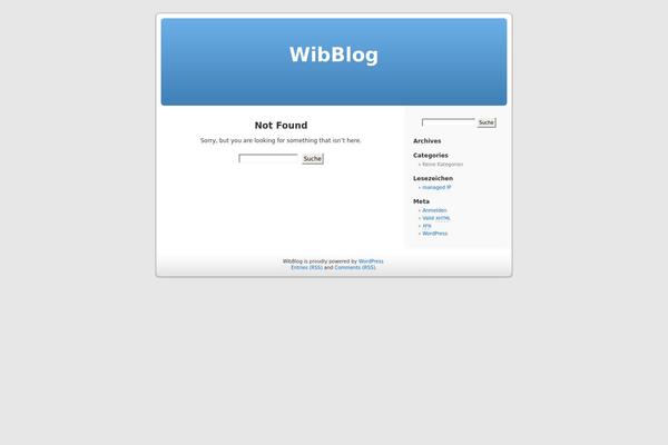 WordPress website example screenshot