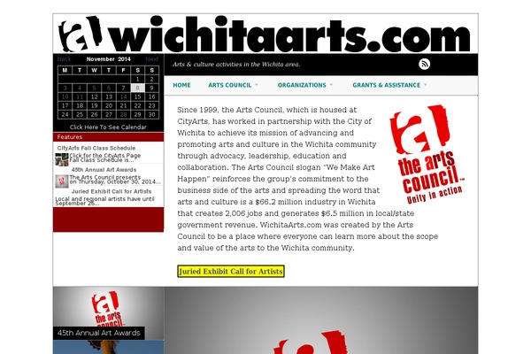 wichitaarts.com site used X | The Theme