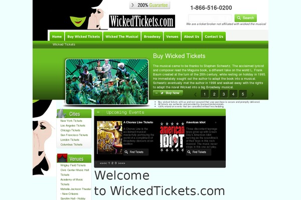 wickedtickets.com site used Wicked