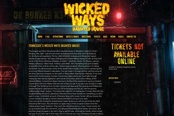 wickedwayshauntedhouse.com site used Tourofterror