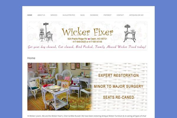WordPress website example screenshot