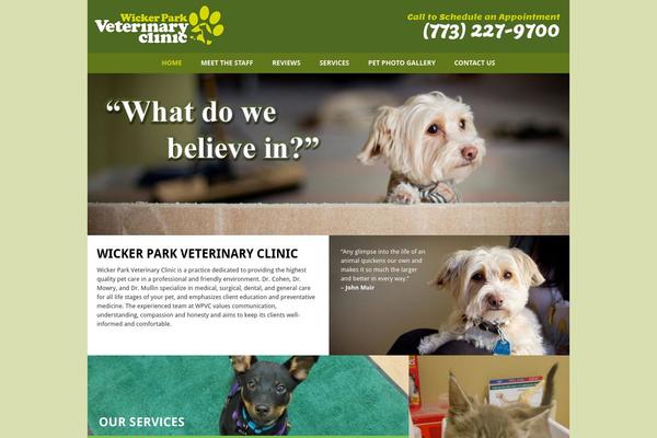 WordPress website example screenshot