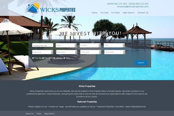 wicksproperties.com site used Wpcasa