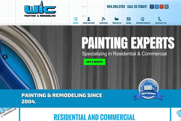 wicpainting.com site used Construction