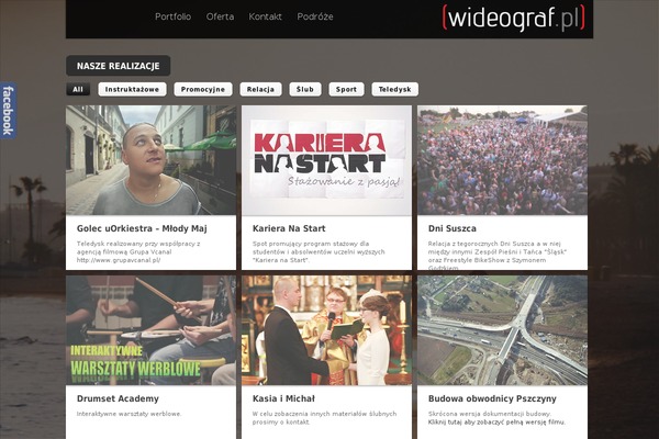wideograf.pl site used Studiozen