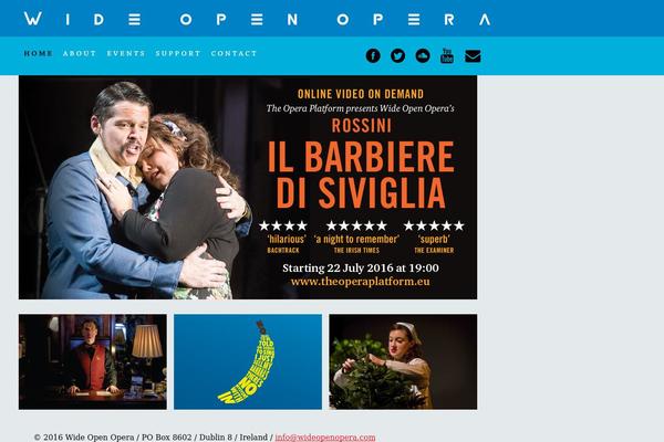 wideopenopera.ie site used Wideopen