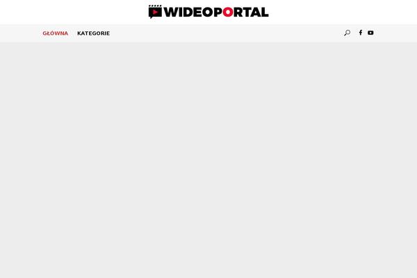 Vlog theme site design template sample