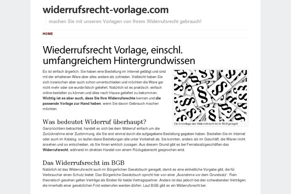 WordPress website example screenshot