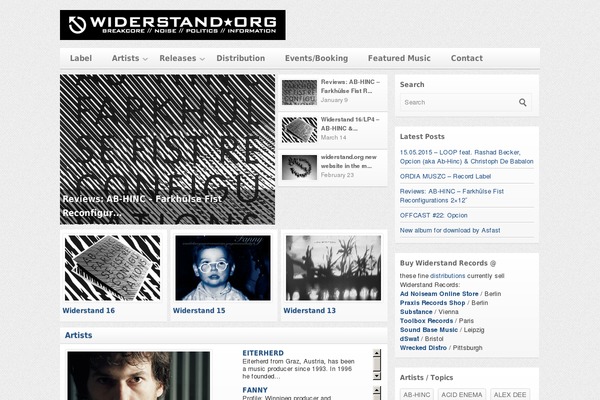 widerstand.org site used silverOrchid
