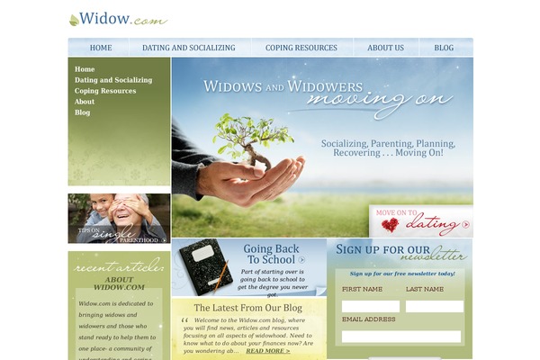 widow.com site used Widow