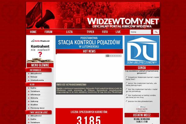 widzewtomy.net site used Widzewtomy