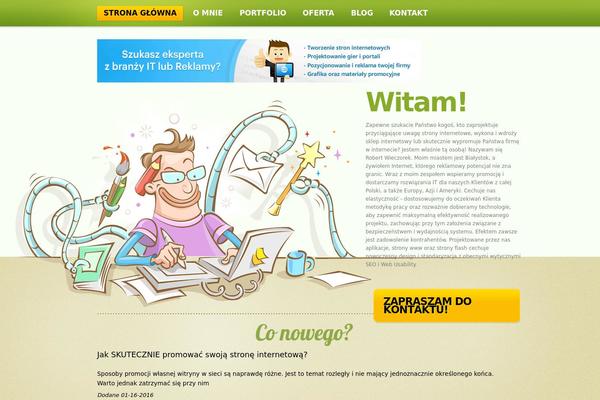 wieczorekweb.pl site used Theme1360