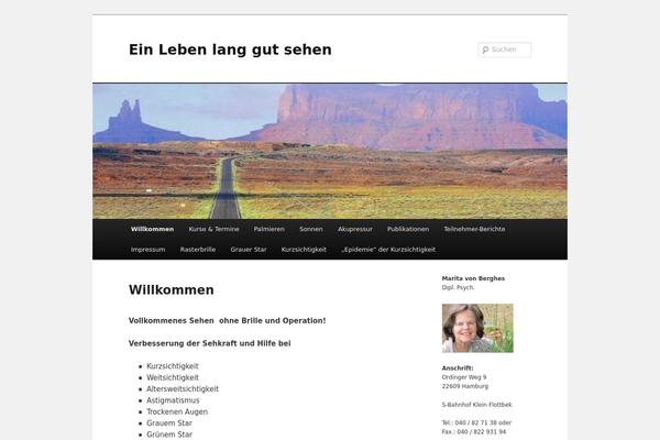 Twenty Eleven theme site design template sample