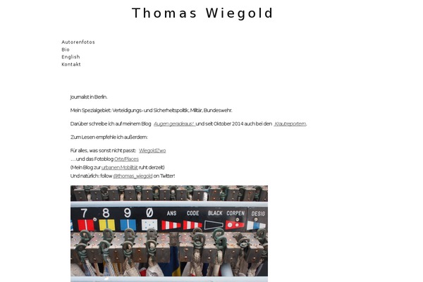 wiegold.de site used Classic