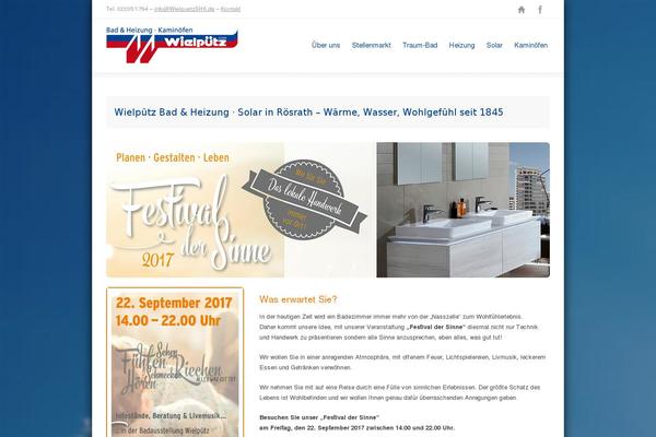 WordPress website example screenshot