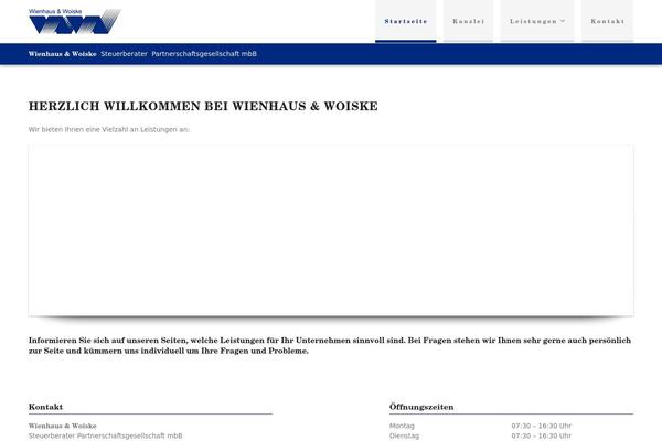 wienhaus-woiske.de site used Business Hub