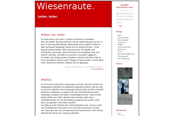 wiesenraute.de site used Relaxation