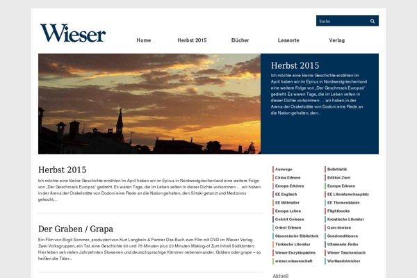 wieser-verlag.com site used Wieser
