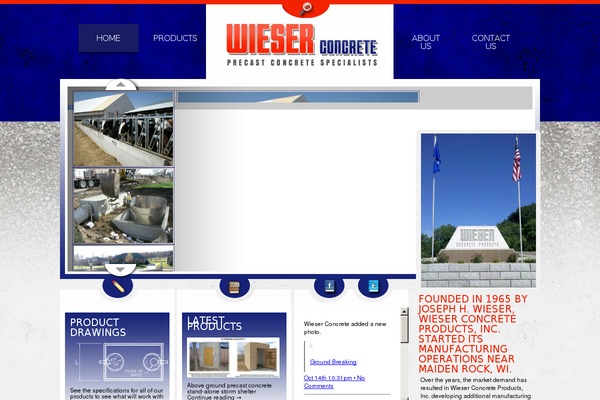 wieserconcrete.com site used Wieser
