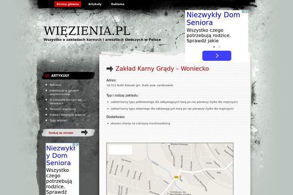 Greyzed theme site design template sample
