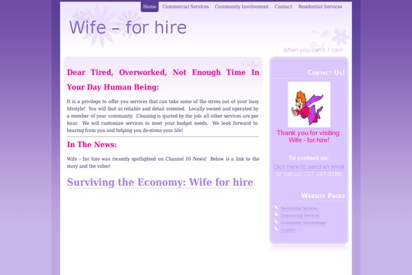 wifeforhire.net site used Thistle