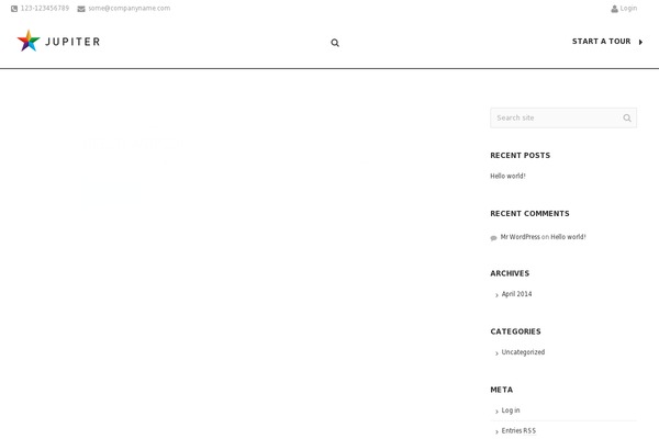 WordPress website example screenshot