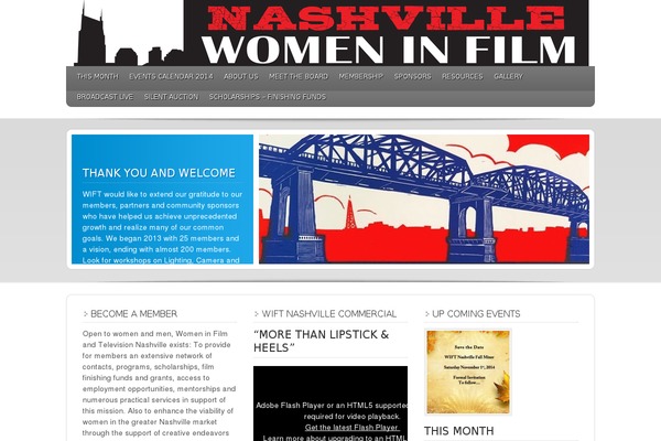 WordPress website example screenshot