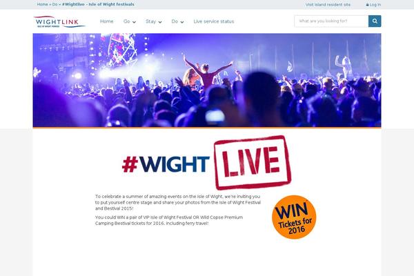 wightlive.com site used Go-stay-do