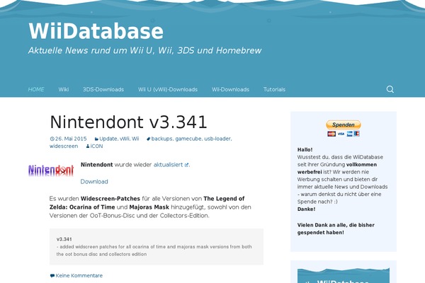 wiidatabase.de site used Wiidatabase-ng