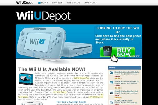 wiiudepot.com site used Wiiudepot
