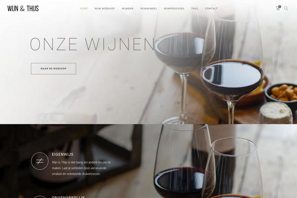 Vino theme site design template sample
