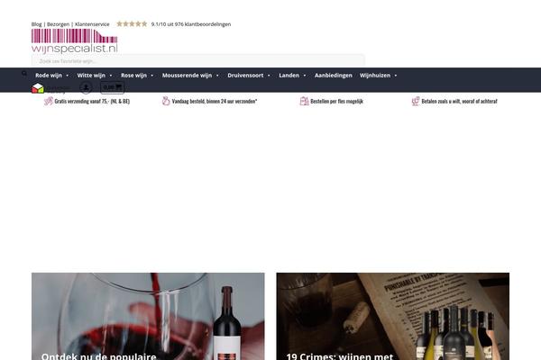 wijnspecialist.nl site used Wijn