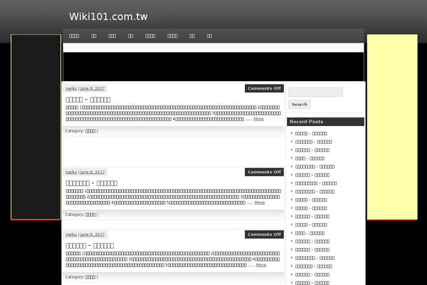 wiki101.com.tw site used Wiki101
