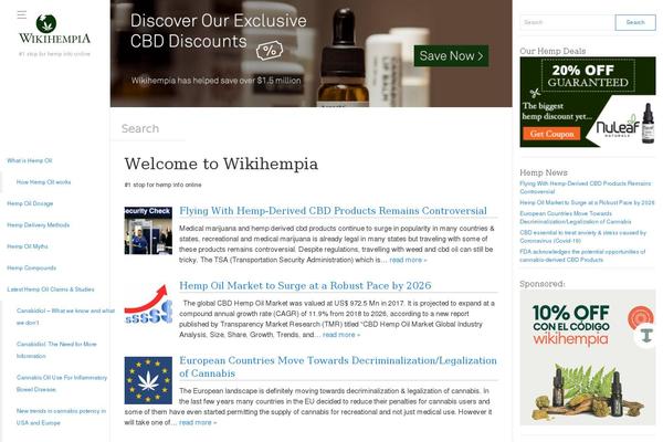 WikiWP theme site design template sample