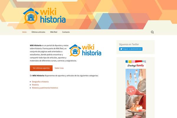 wikihistoria.net site used Wikired