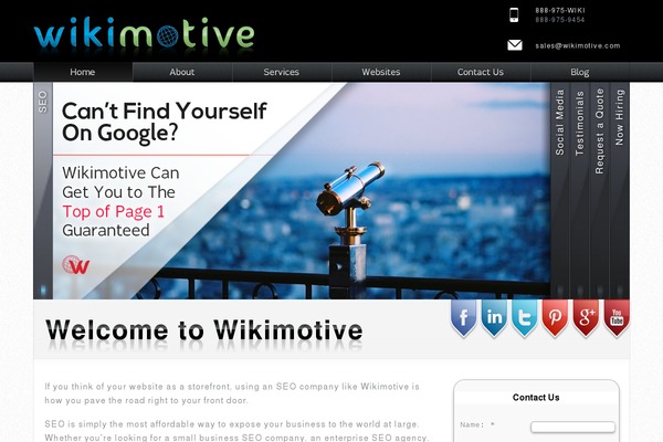 wikimotive.com site used Wiki2021theme