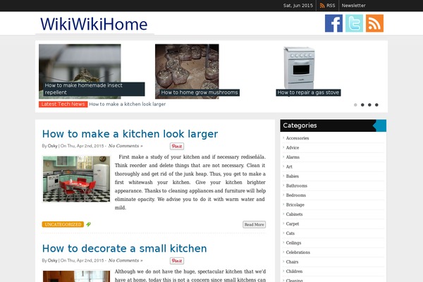 WordPress website example screenshot