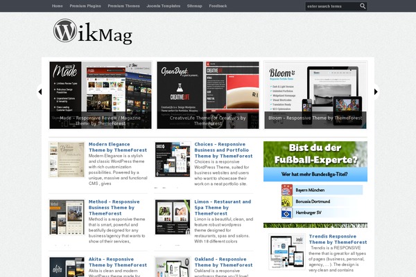 wik theme websites examples