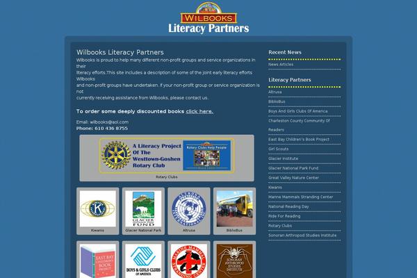 wilbooks-literacy-partners.com site used Dewdrop