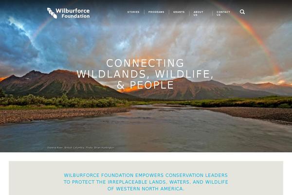 wilburforce.org site used Wilburforcefoundation