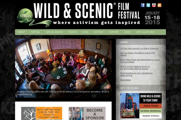 wildandscenicfilmfestival.org site used Base-theme-child
