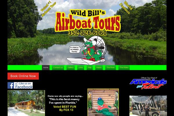 wildbillsairboattour.com site used Wildbillssimple
