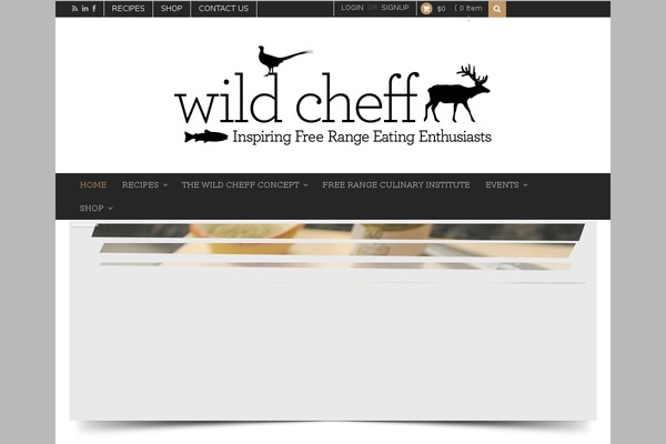 Food & Cook theme site design template sample