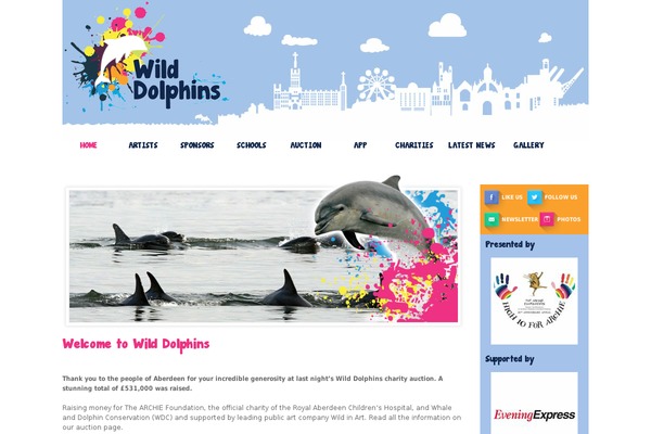 wilddolphins.org.uk site used Wia-events-template